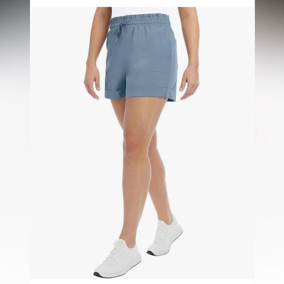 Danskin Ladies' Woven Paperbag Short - Picture 3 of 5